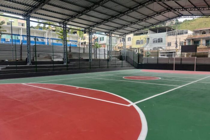 Cidade do Sol recebe quadra coberta para esporte, lazer e atividades comunitárias 1 quadra nova foto divulgacao