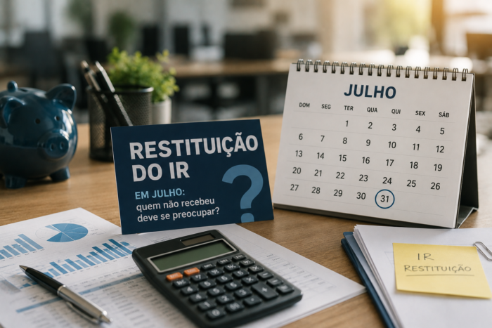 Restituição do IR em julho: quem não recebeu deve se preocupar? 1 ChatGPT Image 22 de jul. de 2026 14 14 17