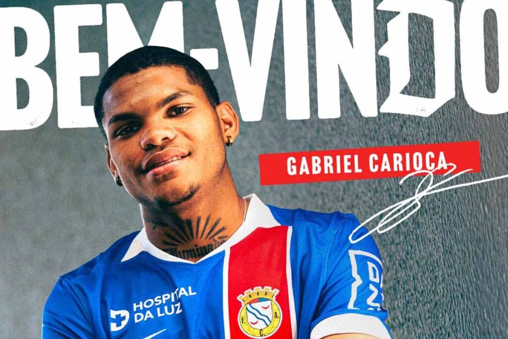 Athletic negocia atacante de 20 anos com clube de Portugal 1 Athletic Alverca Gabriel Carioca instagram alverca