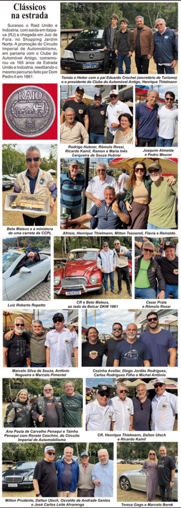 Coluna Cesar Romero –16 e 17 de agosto de 2026 9 Carro Antigo Raid 160826 3x43 1