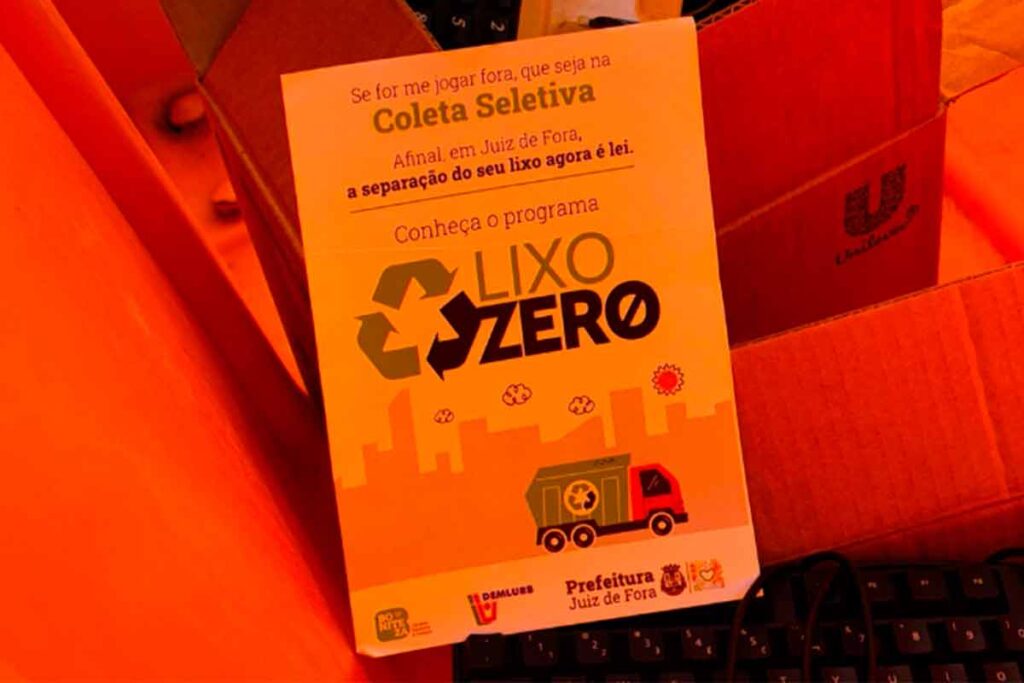 Projeto Lixo Zero Prefeitura de Juiz de Fora Divulgacao