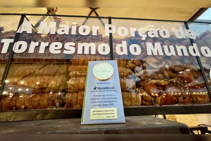 Juiz de Fora quebra recorde de maior porção de torresmo do mundo