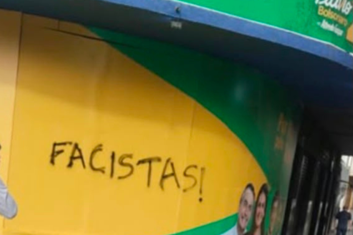 Eleições 2026: comitês de candidatos são alvo de vandalismo em Juiz de Fora 1 Comitês