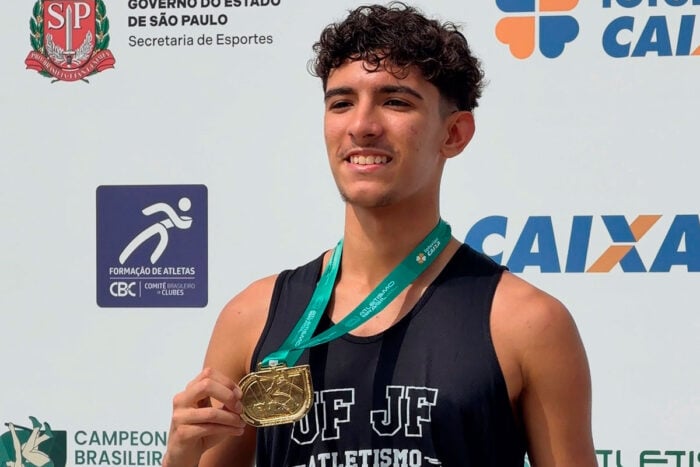Jovens da UFJF disputam Brasileiro de Atletismo sub-18; Arthur Peterson leva ouro