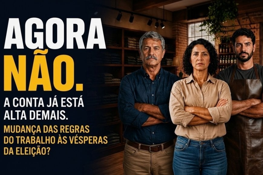 Comércio, serviços e turismo fazem apelo para que PEC do fim da escala 6×1 não seja votada antes das eleições