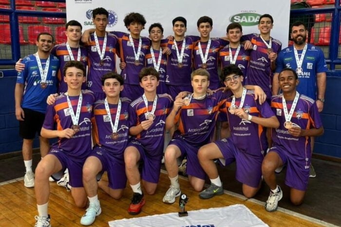 JF Vôlei conquista o bronze no Campeonato Brasileiro Interclubes Sub-16 Masculino