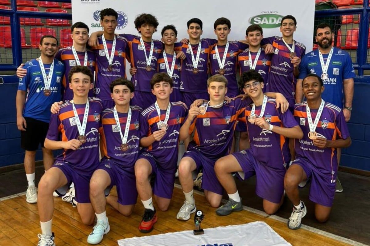 JF Vôlei conquista o bronze no Campeonato Brasileiro Interclubes Sub-16 Masculino