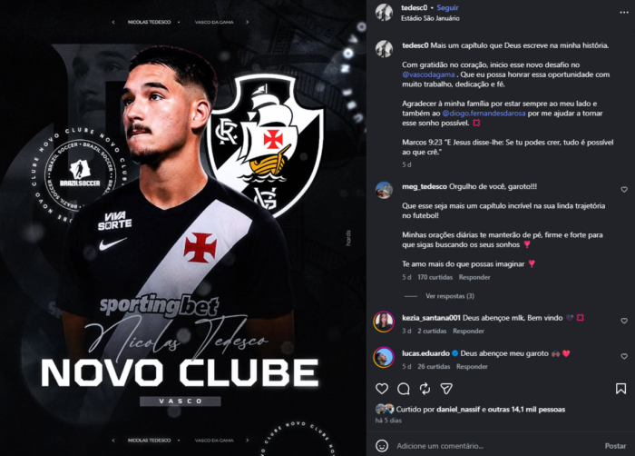 Na espera por Richarlison, Vasco acerta a contratação de meio-campista da Série B 1 Captura de tela 2026 09 08 183845