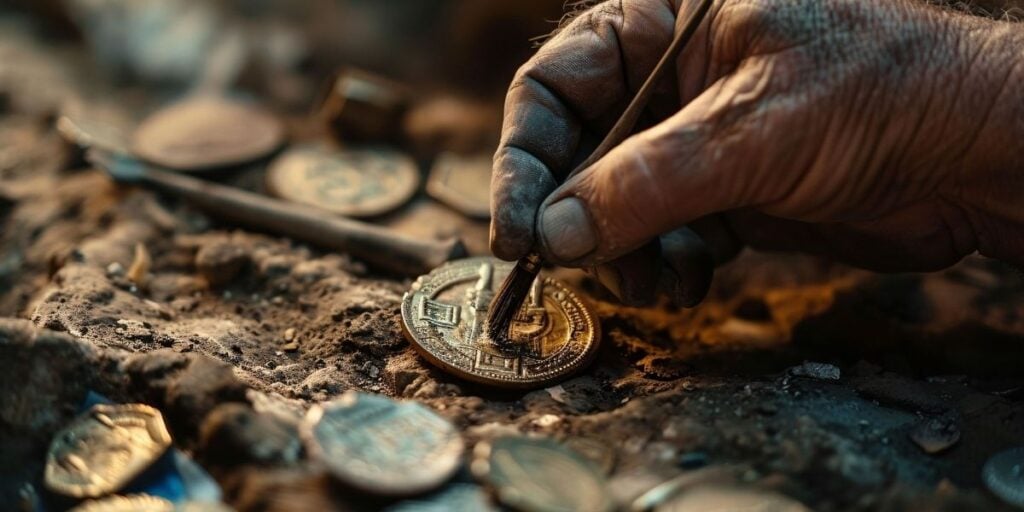 Homem saiu com detector de metais e encontrou mais de 900 moedas romanas de prata enterradas há quase 1.900 anos; tesouro pesa mais de 3 quilos e remonta ao reinado do imperador Adriano