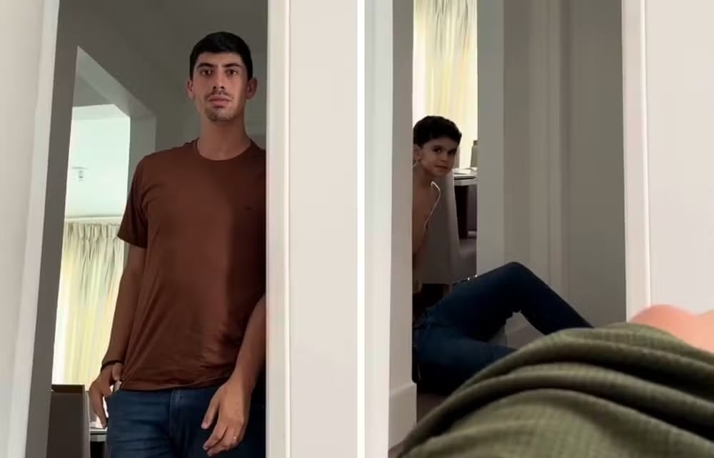 A família se preparava para receber dois bebês, mas uma nova descoberta durante a gravidez revelou que seriam três, e marido desmaiou enquanto o filho simplesmente não conseguiu reagir 1 a familia se preparava para receber dois bebes mas uma 1