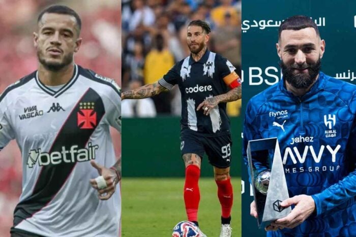 Cabe no seu time? Estrelas como Philippe Coutinho, Sergio Ramos, Pogba e Benzema estão livres no mercado; veja lista 1 Cabe no seu time? Estrelas como Philippe Coutinho, Sergio Ramos, Pogba e Benzema estão livres no mercado; veja lista