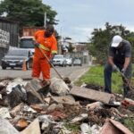 Descarte irregular deixa 16 toneladas de resíduos em vias do Teixeiras 19 Ecoponto