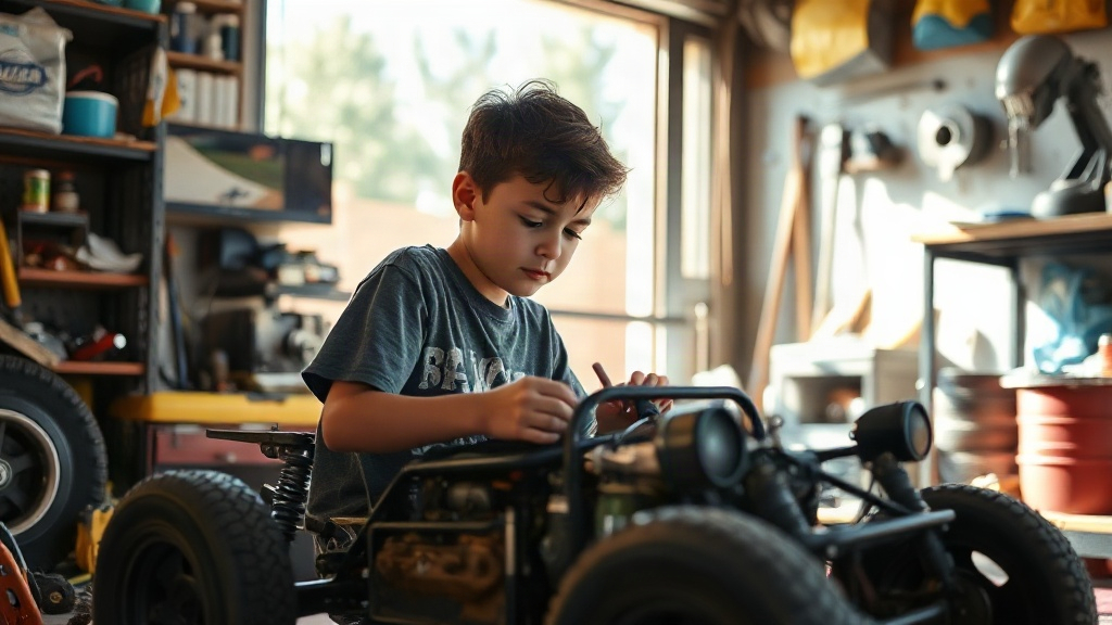 Ele tem apenas 9 anos, já lia aos 2 e agora decidiu realizar um sonho que parece impossível: construir sozinho um carro inspirado no Fusca