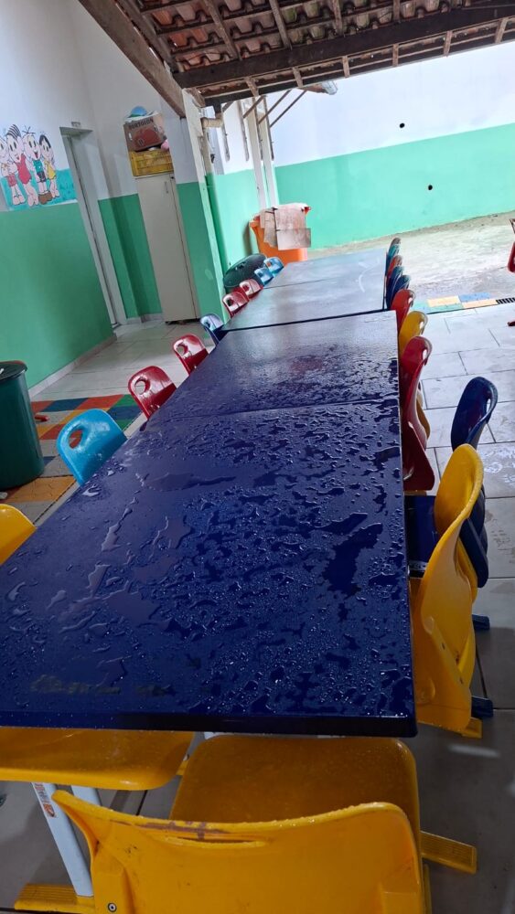 Escola Municipal de Ibitipoca suspende aulas após transtornos provocados por chuva de granizo 1 escola