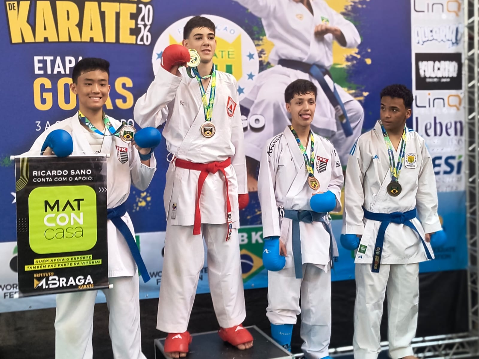 Juiz-forano Antônio Henrique Brion conquista título brasileiro de karatê