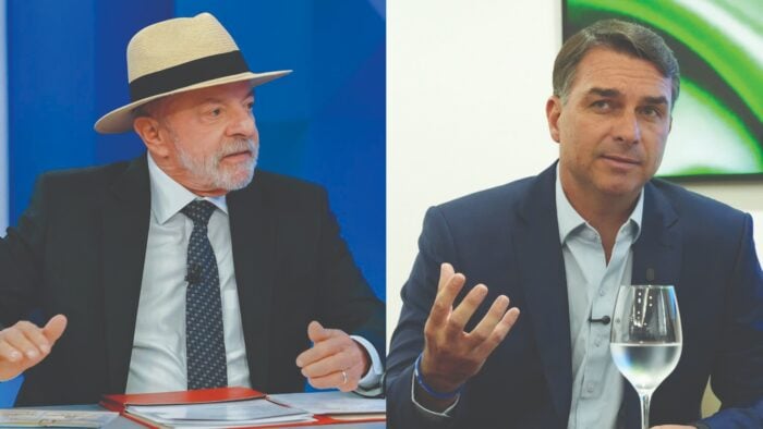 Pesquisa Quaest: Lula e Flávio Bolsonaro ficam tecnicamente empatados em eventual 2º turno 1 lula e flavio72