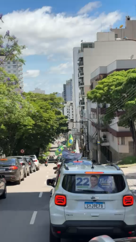 Manifestações pró-Lula e pró-Flávio Bolsonaro movimentam Juiz de Fora na véspera da eleição 2 Atp Flavio Bolsonaro