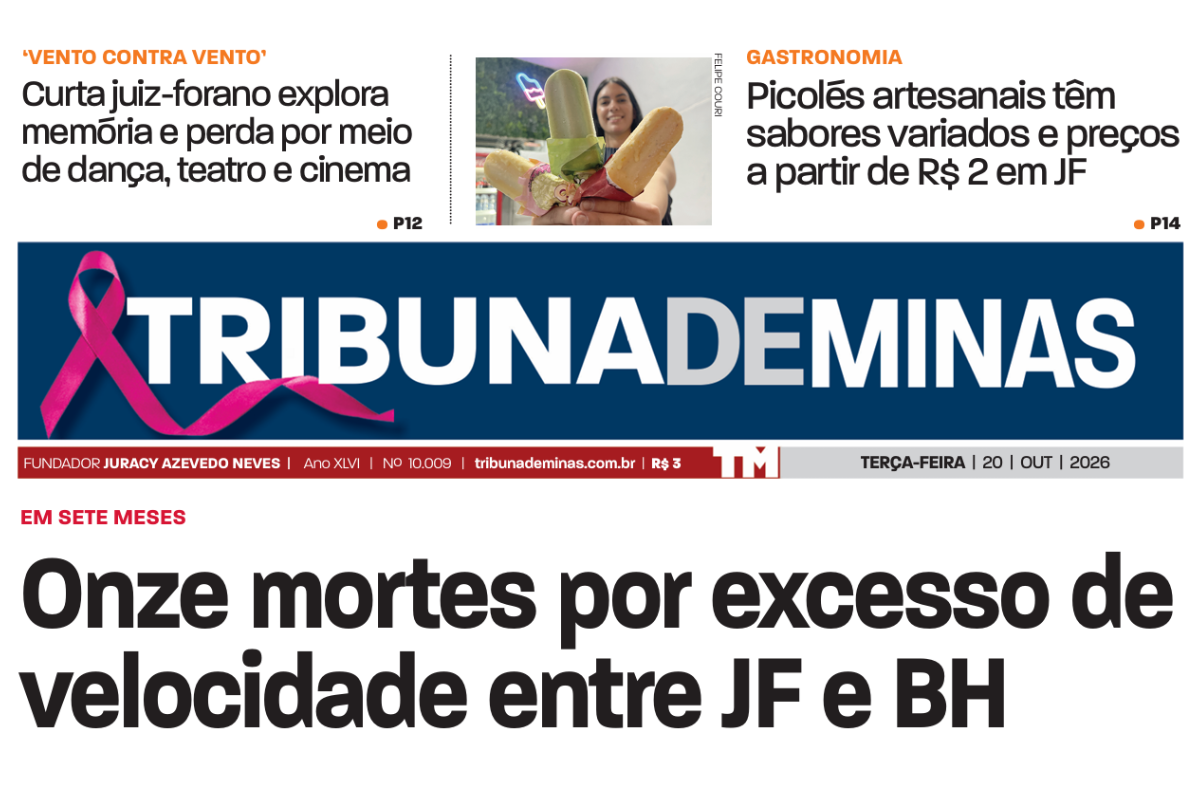 Confira o jornal impresso desta terça-feira