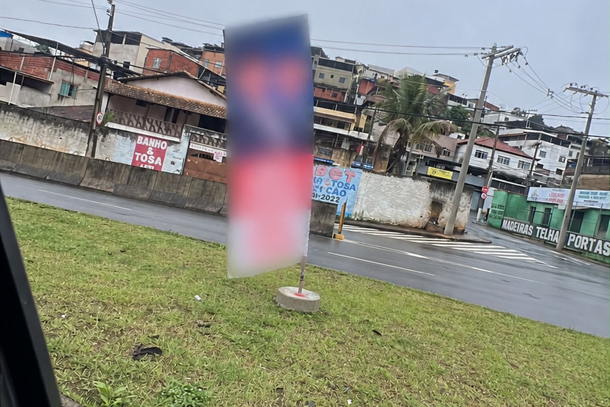 Propaganda irregular é flagrada nas ruas de Juiz de Fora neste domingo de eleição
