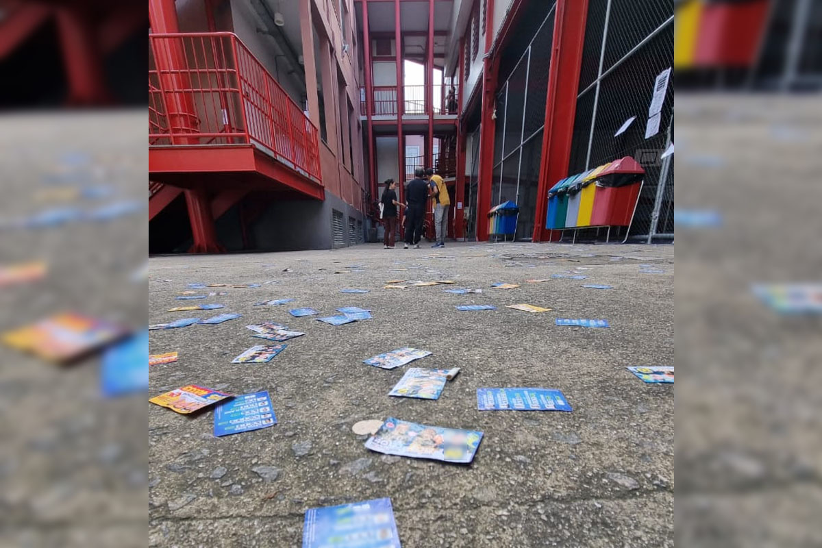 Santinhos seguem espalhados por vias de Juiz de Fora após eleição