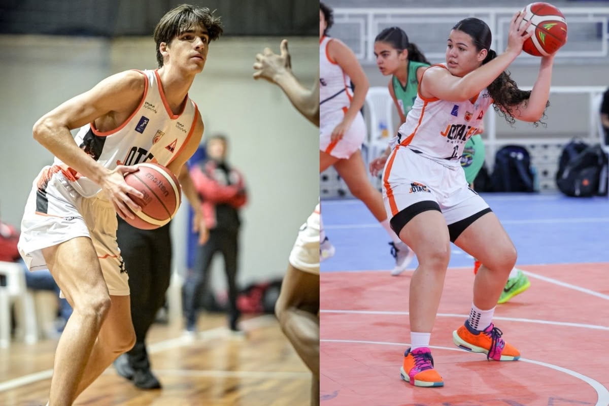 Jotaefe Basquete tem atleta convocada e jogador na seletiva da Seleção Mineira