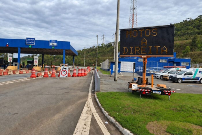 BR-040 passa a ter passagem exclusiva para motos em três pedágios