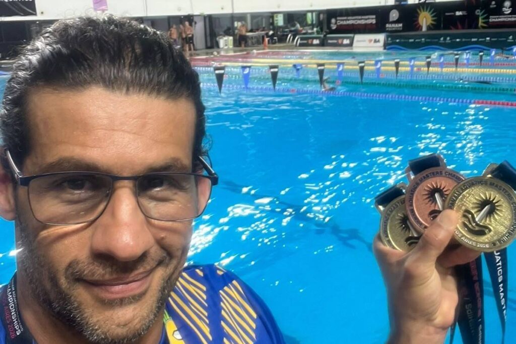 Campeão mundial, nadador de Juiz de Fora conquista bicampeonato pan-americano