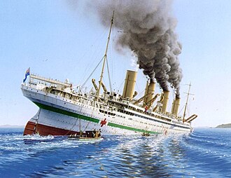 Navio foi construído para ser ainda mais seguro depois da tragédia do Titanic, tinha 269 metros e foi equipado com melhorias de segurança, mas afundou poucos anos depois e deixou 30 mortos 2 navio foi construido para ser ainda mais seguro depois 2
