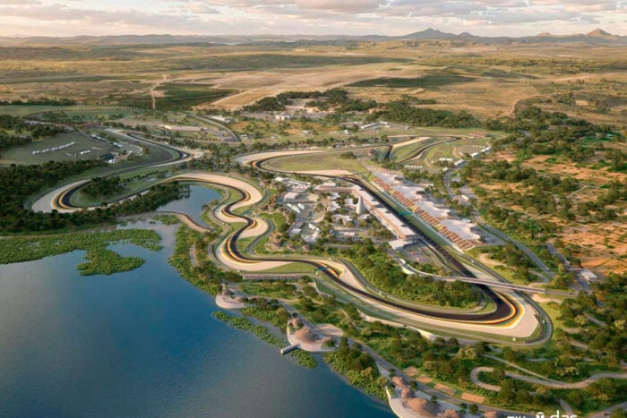 projecao do circuito de ruanda foto formula 1