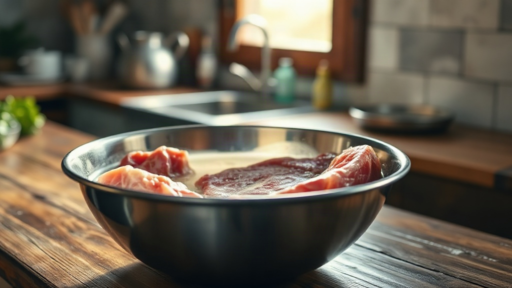 Você costuma tirar a carne do congelador e deixar na pia? Especialista explica o erro que pode colocar a segurança do alimento em risco e mostra o jeito correto de descongelar 1 Carne descongelando